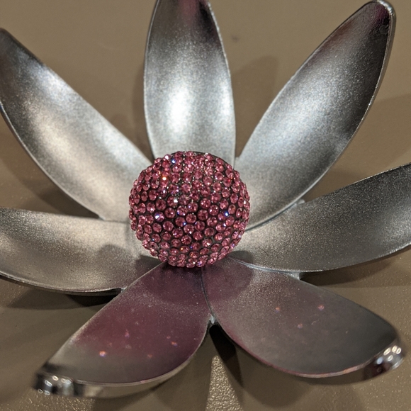 💐2 for $15💐Pink Rhinestone Ring - Picture 3 of 5